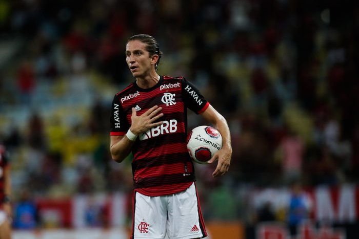 Filipe Luís. Foto: Gilvan de Souza/Flamengo